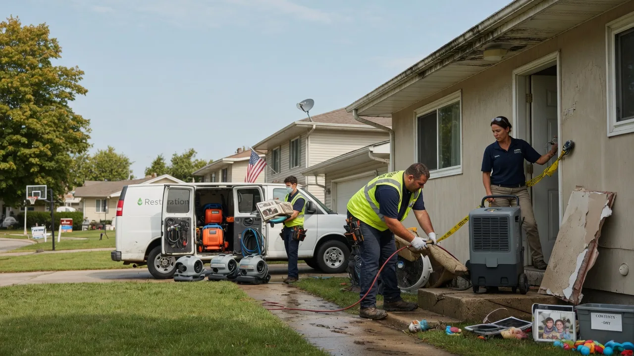 Water Damage Restoration in Sharon Center, OH near me